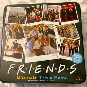 Vintage 2003 Friends Ultimate Trivia Game - Complete Set in Storage Tin